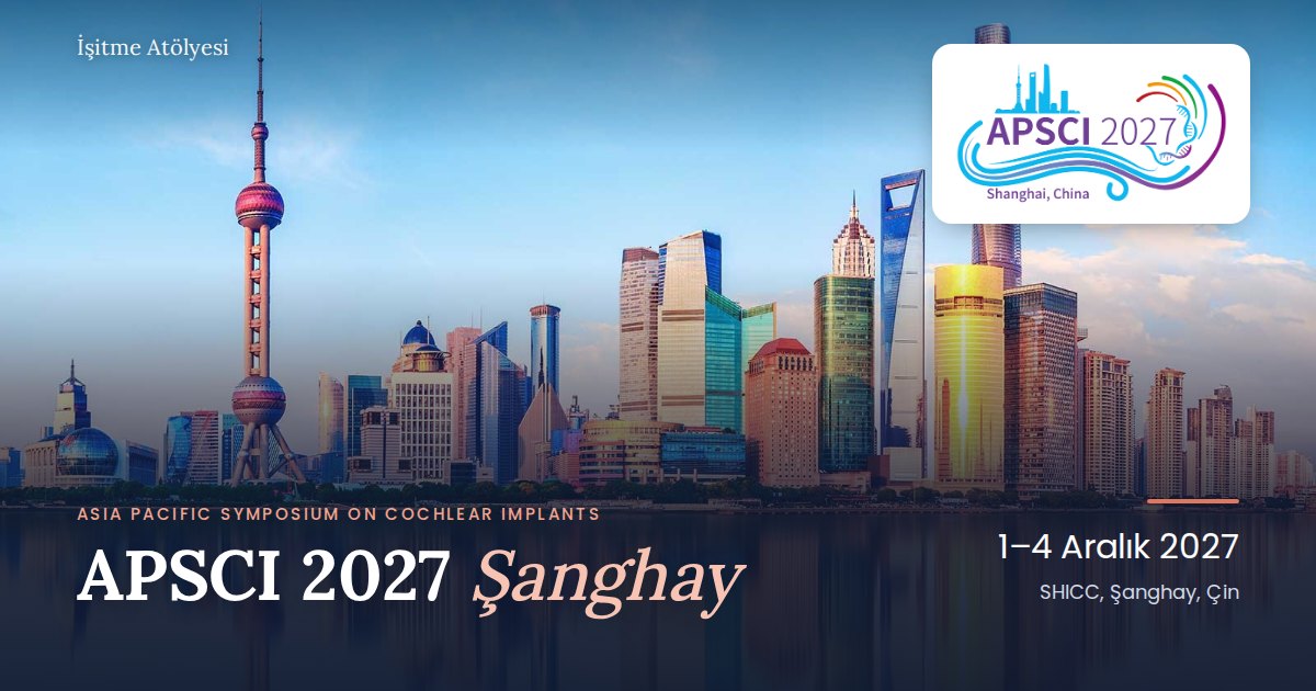 APSCI 2027 · Şanghay