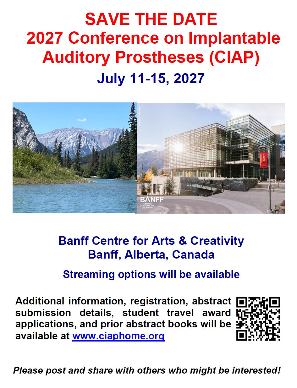 CIAP 2027 Banff — Save the Date afişi