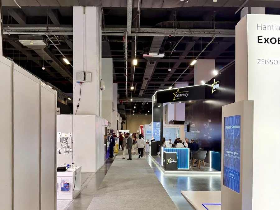 A quiet corridor in the IFOS 2026 exhibition area